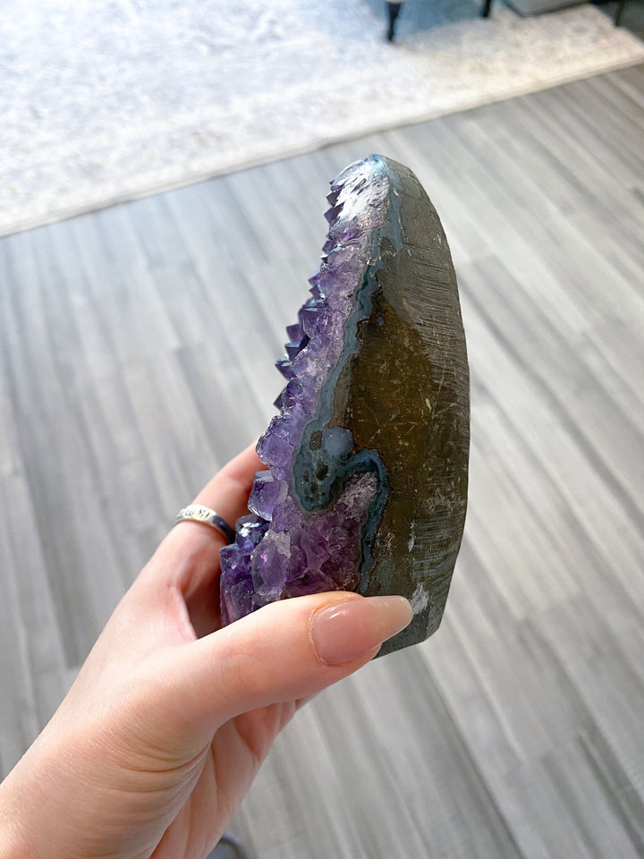 BEAUTIFUL Amethyst CHUNK - Protection Stone - Energy Cleanse Crystal - Calming Crystal - Creativity - Psychic Protection