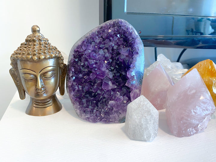 BEAUTIFUL Amethyst CHUNK - Protection Stone - Energy Cleanse Crystal - Calming Crystal - Creativity - Psychic Protection