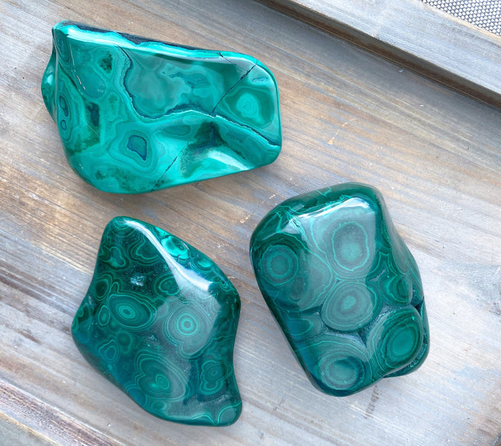 REAL Malachite Freeform Polished - Choose Your Own - Deflect Negative Energy - Transformation - Power