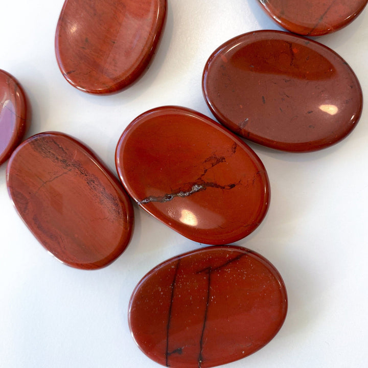 Red Jasper Worry Stone