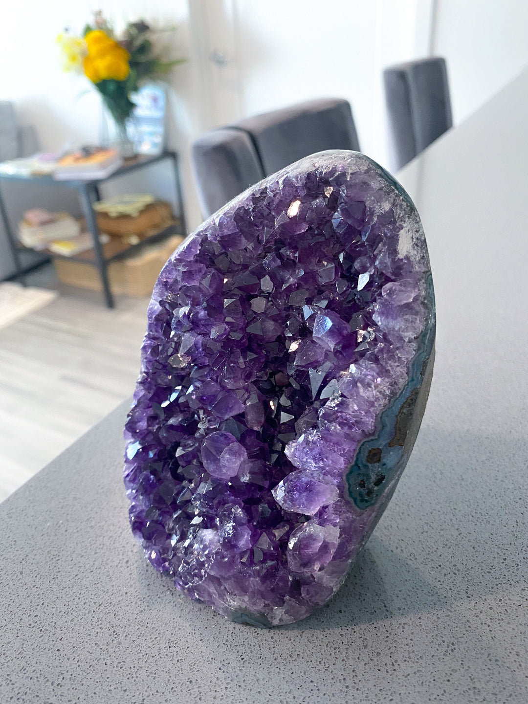 BEAUTIFUL Amethyst CHUNK - Protection Stone - Energy Cleanse Crystal - Calming Crystal - Creativity - Psychic Protection