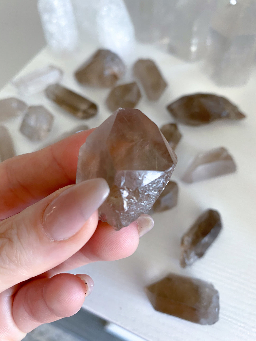 Natural Smokey Quartz Points