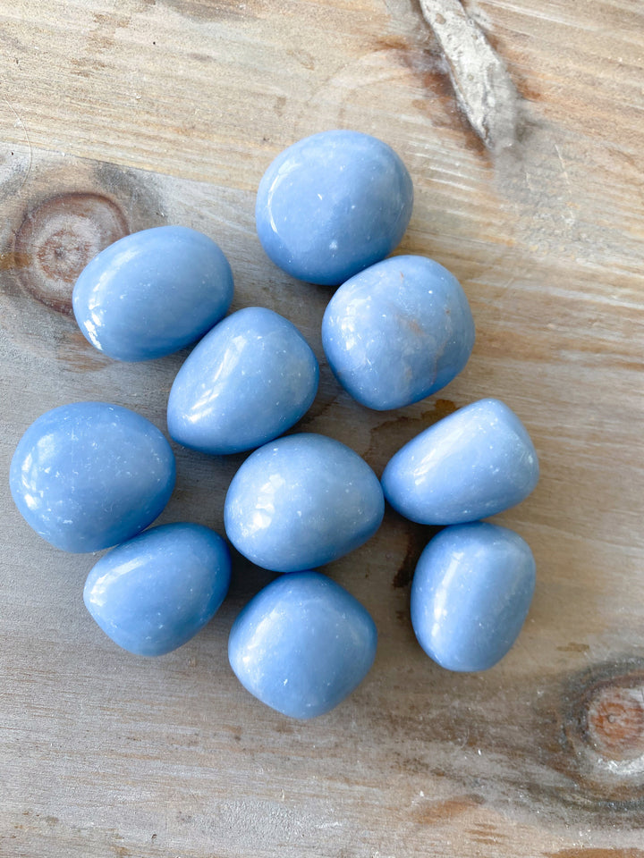 Angelite Pebble or Tumble Stone