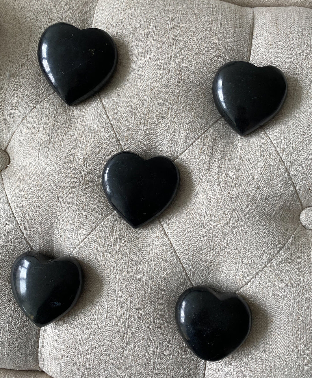 Black Tourmaline Heart - Healing Stone - Energetic Protection - Purification - Balance - Grounding Crystal