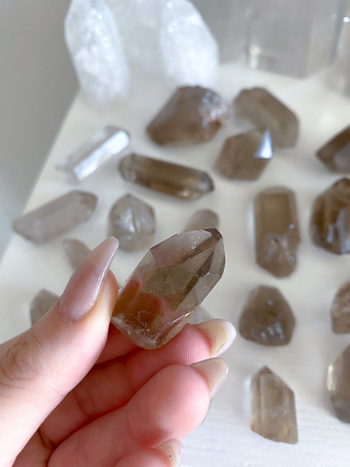 Natural Smokey Quartz Points