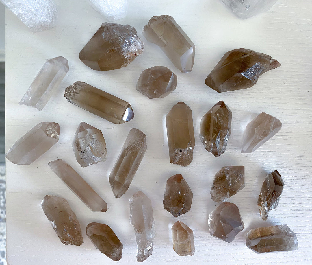 Natural Smokey Quartz Points