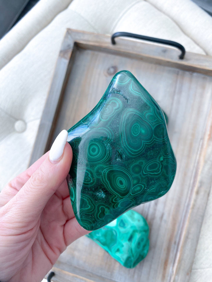 REAL Malachite Freeform Polished - Choose Your Own - Deflect Negative Energy - Transformation - Power