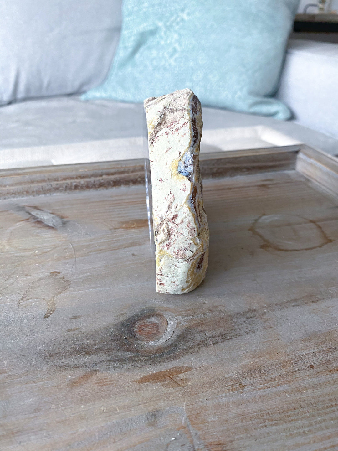 Large Druzy Agate Geode Freestanding - Increase Energy - Calm Nerves - Crystal Therapy - Self-care Stone - 3.5" tall