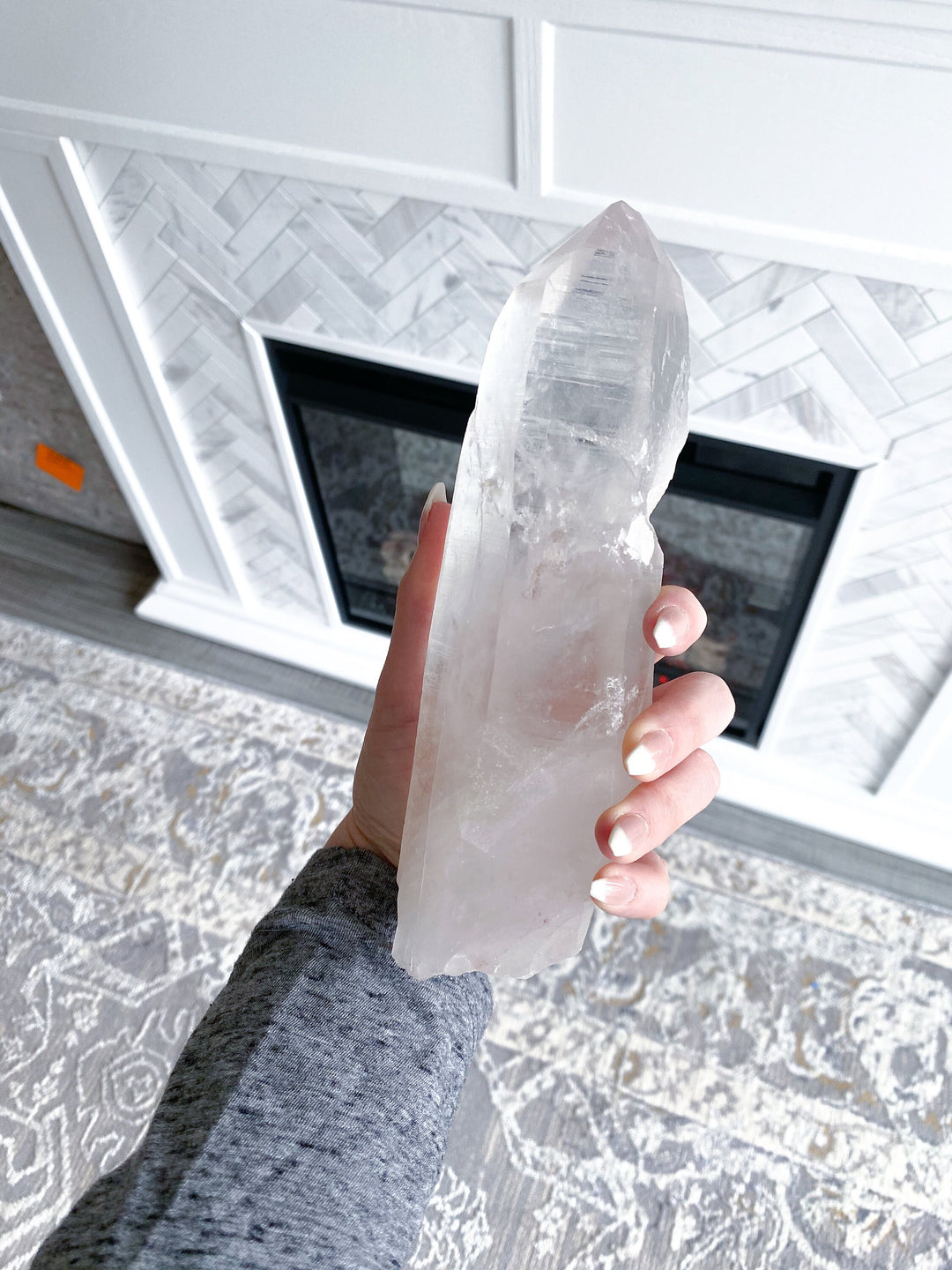 HUGE Lemurian Star Seed Quartz - 1.9lbs