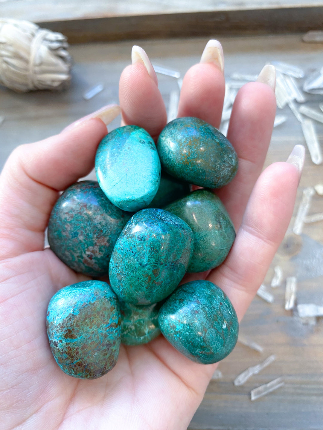 Chrysocolla Tumble Stone