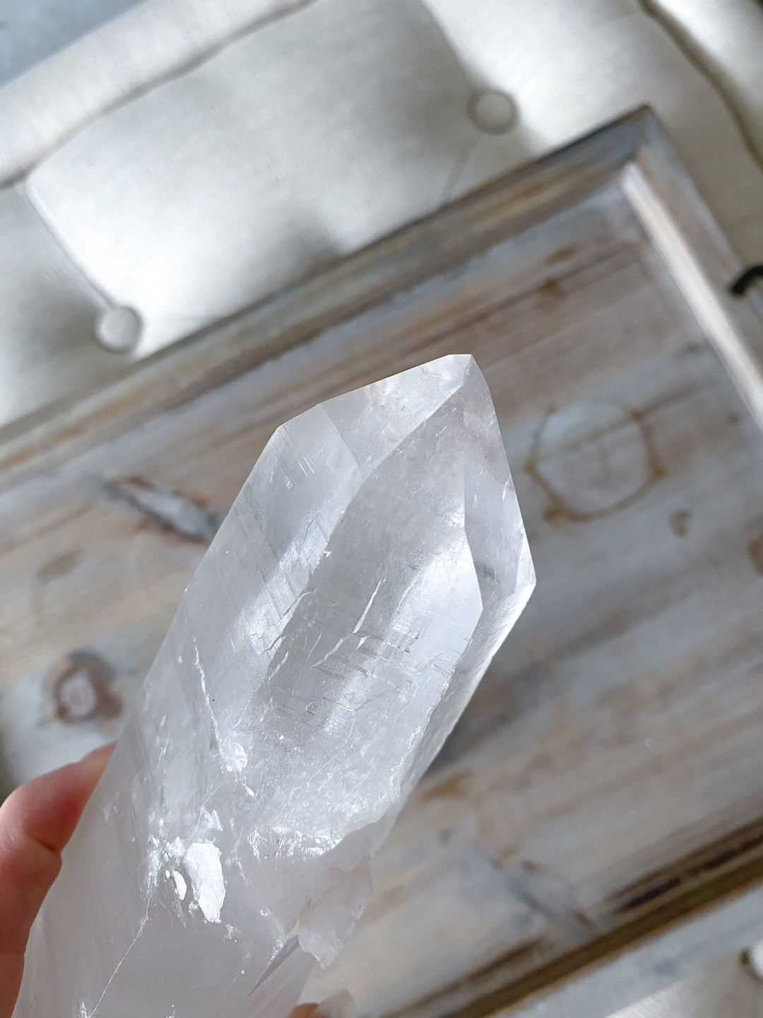 HUGE Lemurian Star Seed Quartz - 1.9lbs