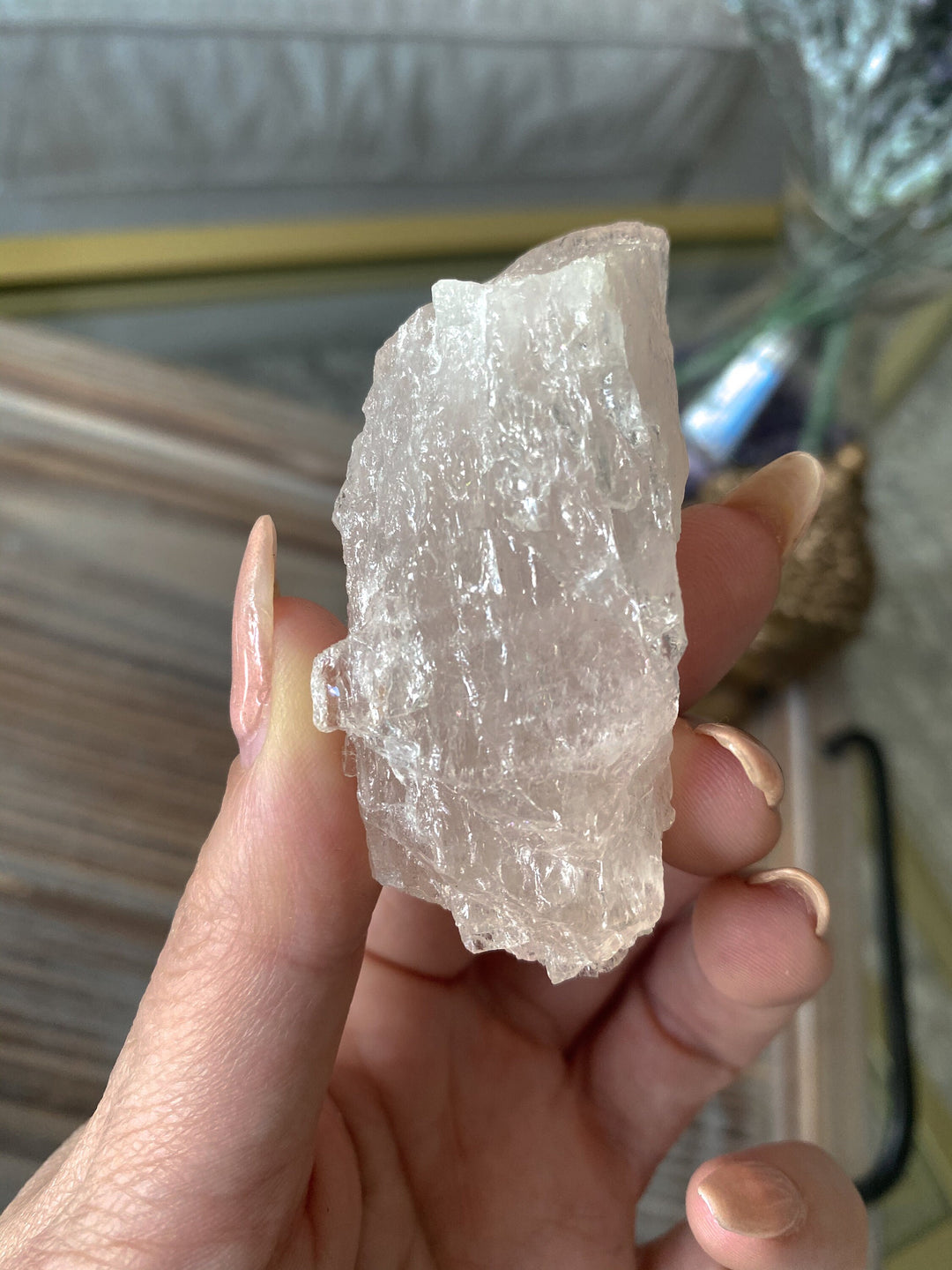 RARE! 2" Rough Morganite - Self Love - Romantic Love - Trauma Release - Healing - Compassion - Openness - Heart Chakra