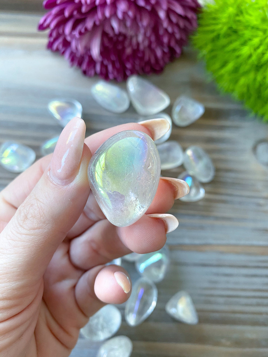 Angel Aura Tumble Stone