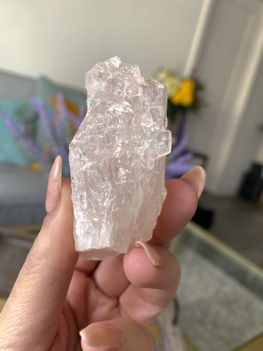 RARE! 2" Rough Morganite - Self Love - Romantic Love - Trauma Release - Healing - Compassion - Openness - Heart Chakra
