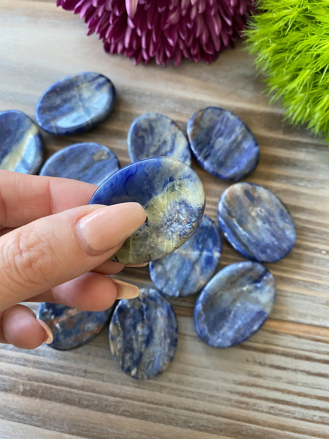 Sodalite Worry Stone