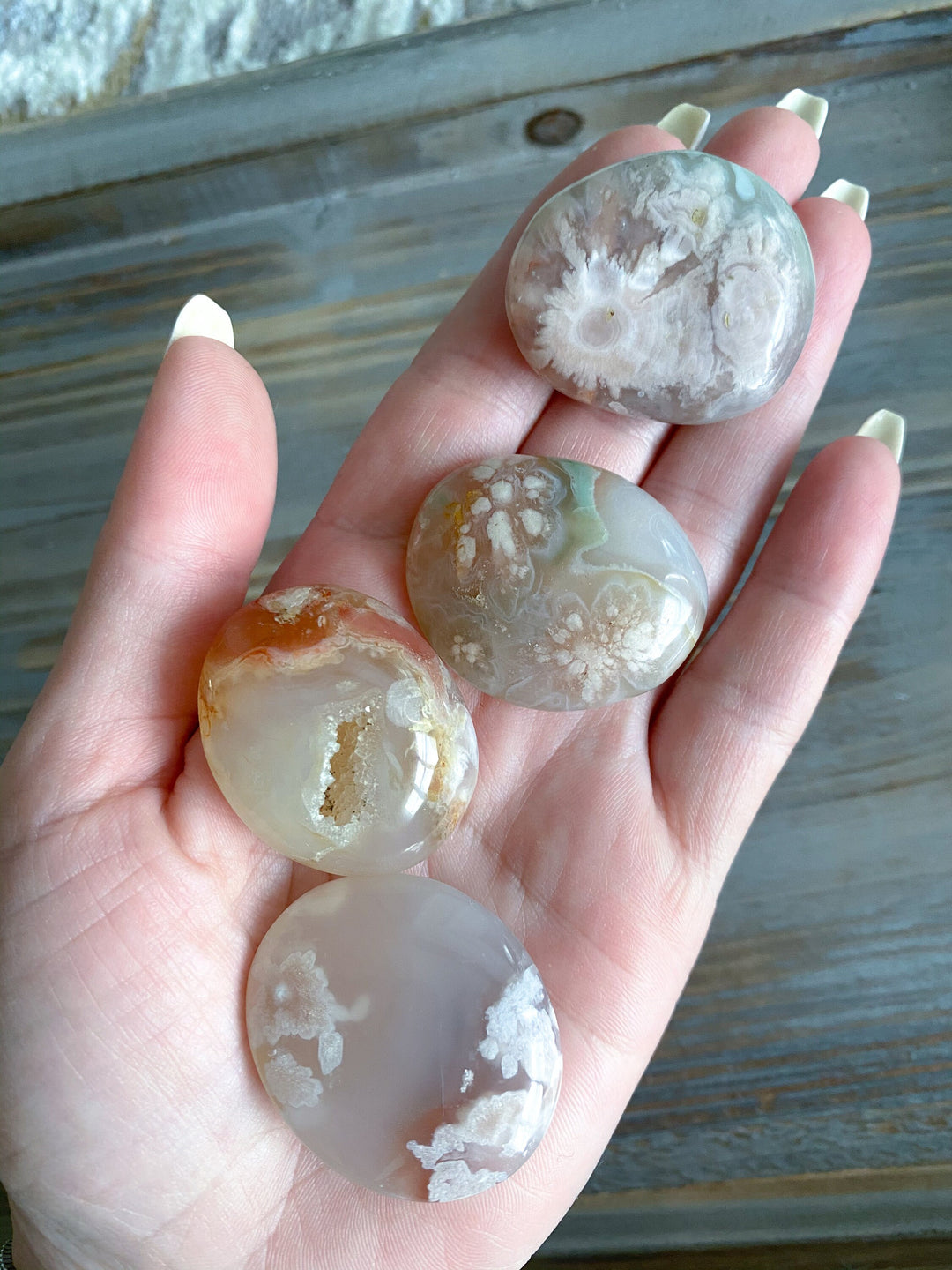 PICK Your Own Flower Agate Pebble Tumble