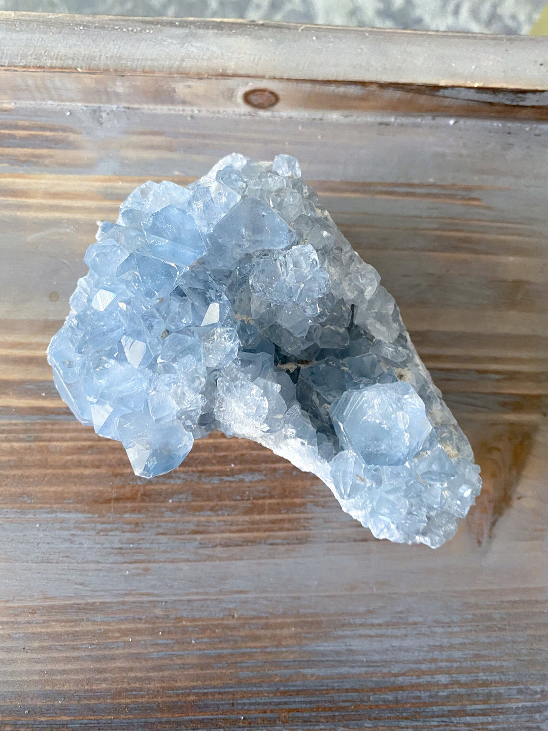 Africa Shaped Celestite Cluster