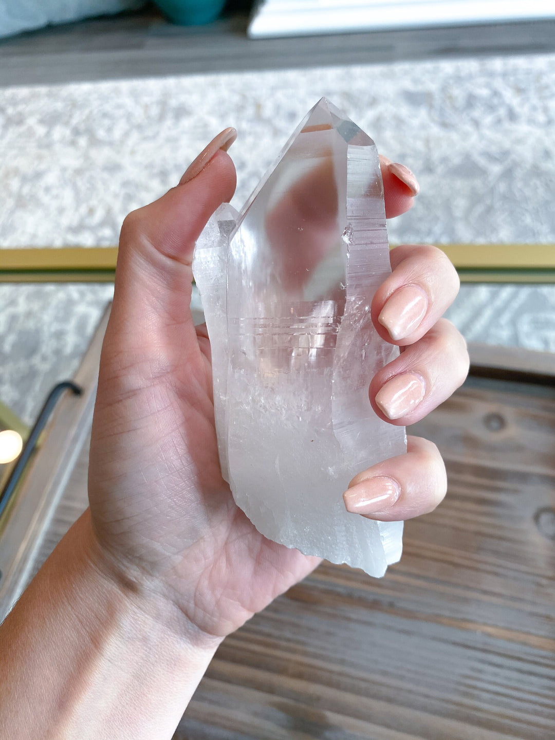 Lemurian Star Seed Quartz - Get Exact listing - 281 grams