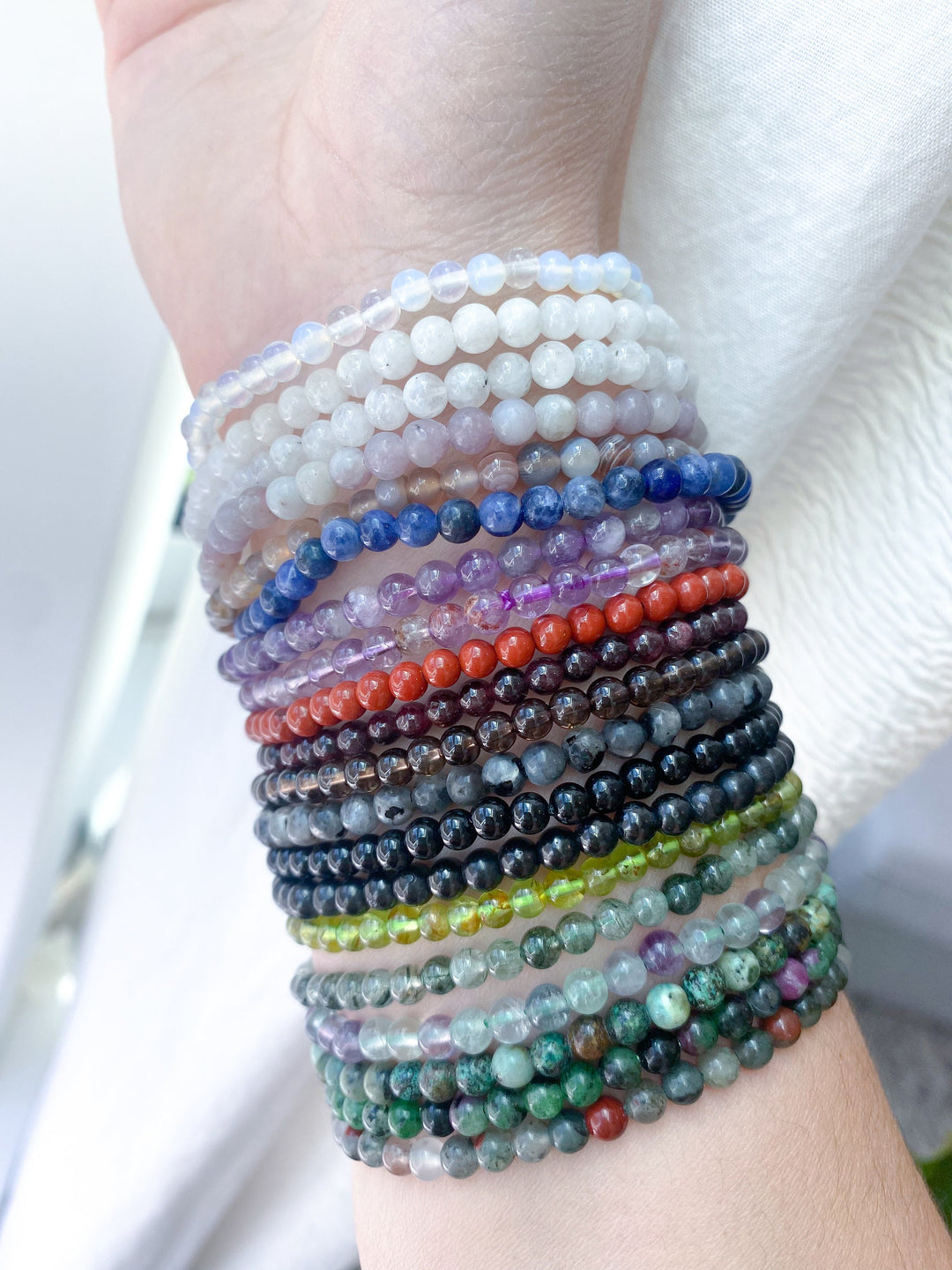 HEALING 4mm Crystal Stone Bracelets