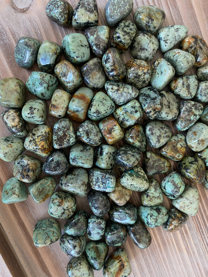 African Turquoise Tumble Stone