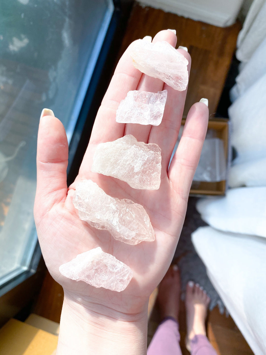 Rough Morganite Specimens