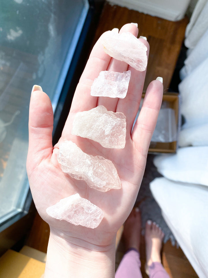 Rough Morganite Specimens