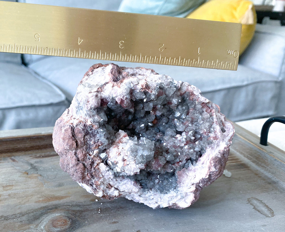 RARE BLACK Amethyst Geode