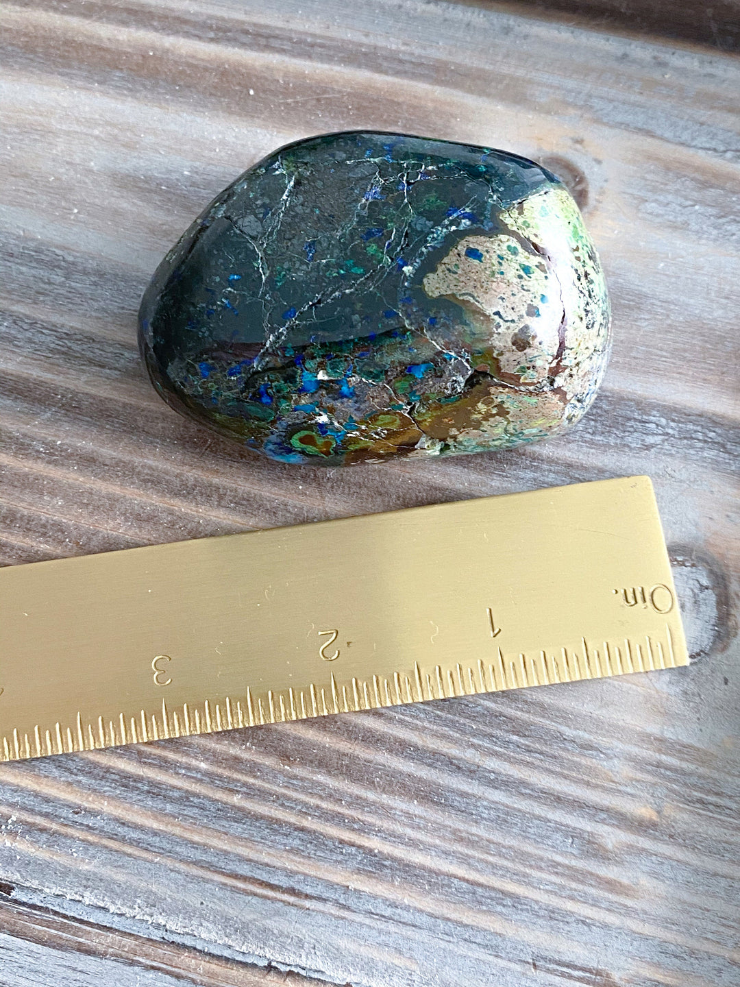 RARE Azurite Malachite freeform - Releasing Old Patterns - Openness Crystal - Love Stone - Creativity - Empathy - Evolution