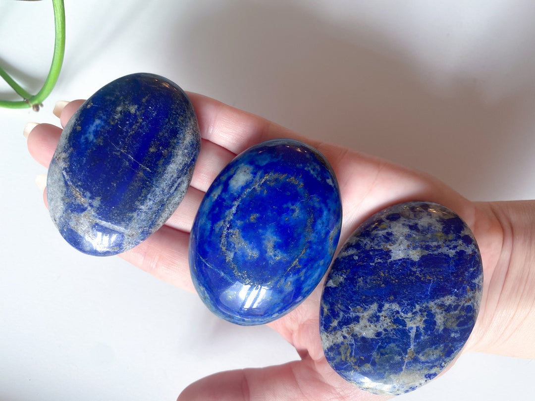 QUALITY Lapis Lazuli Palm Stone