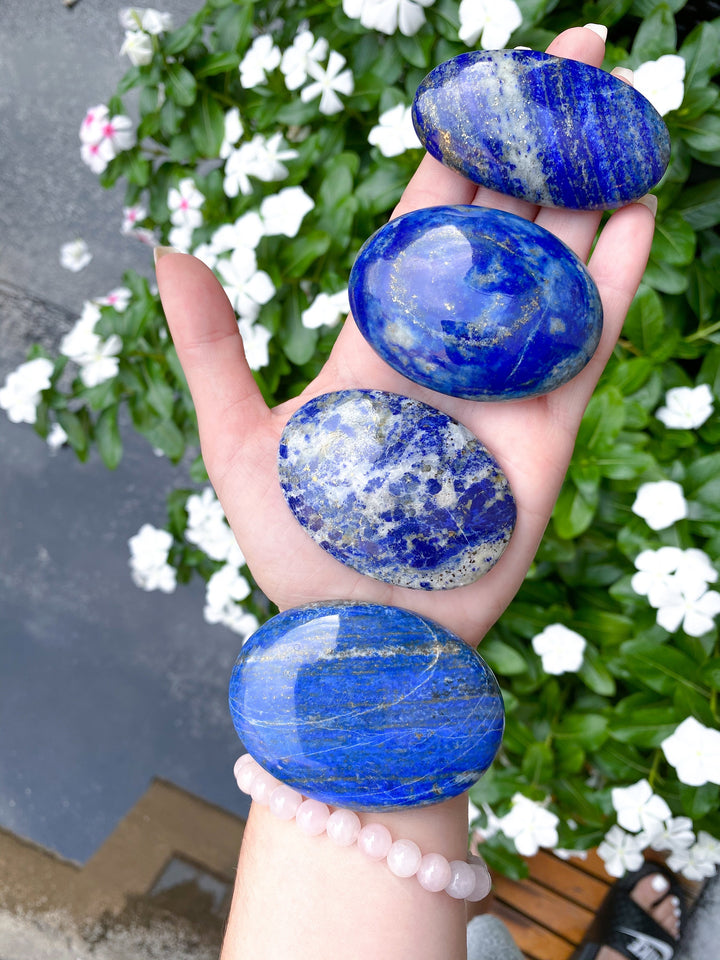 QUALITY Lapis Lazuli Palm Stone