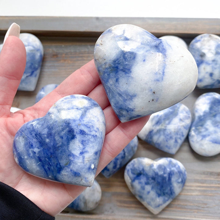 Afghanite Heart Carving - Choose Size