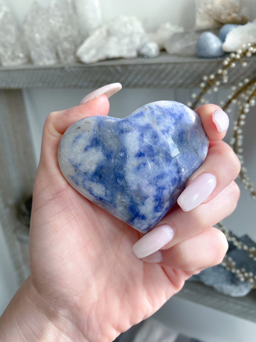 Afghanite Heart Carving - Choose Size