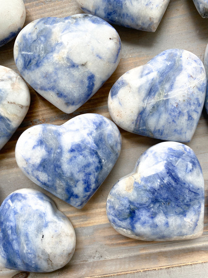 Afghanite Heart Carving - Choose Size