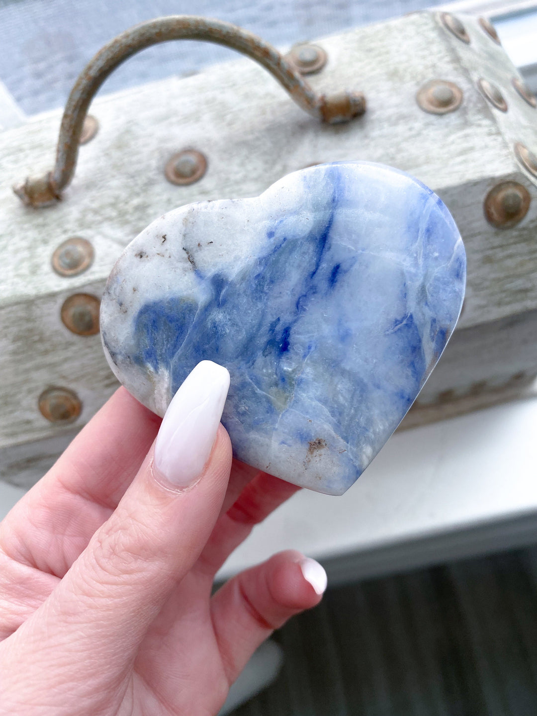 Afghanite Heart Carving - Choose Size