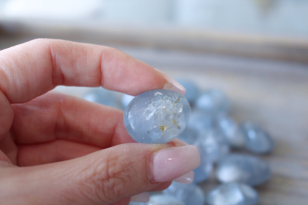 B Quality Celestite Tumble Stone