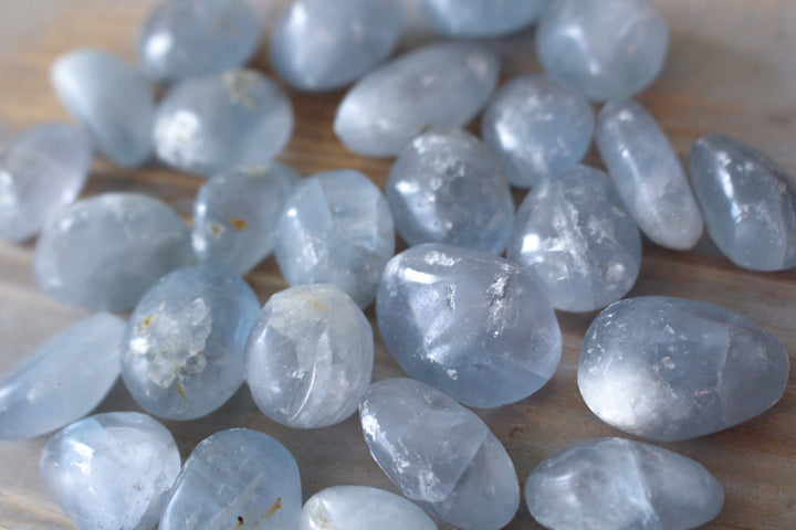 B Quality Celestite Tumble Stone