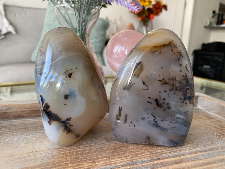 Dendritic Agate Freeform, 4" Tall