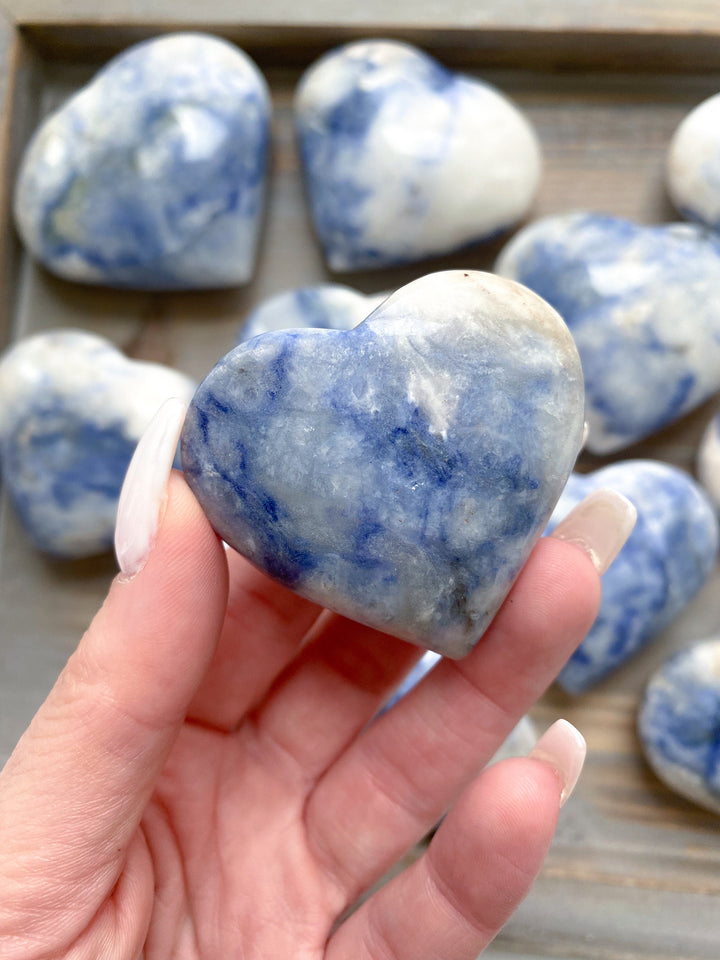 Afghanite Heart Carving - Choose Size