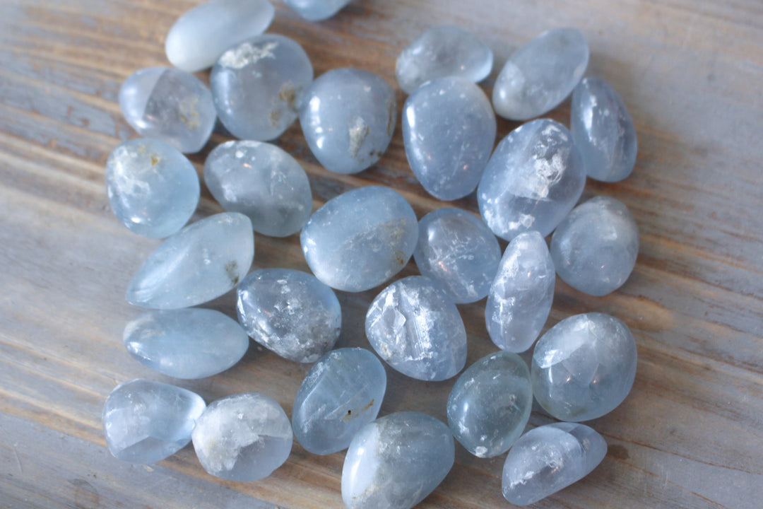 B Quality Celestite Tumble Stone