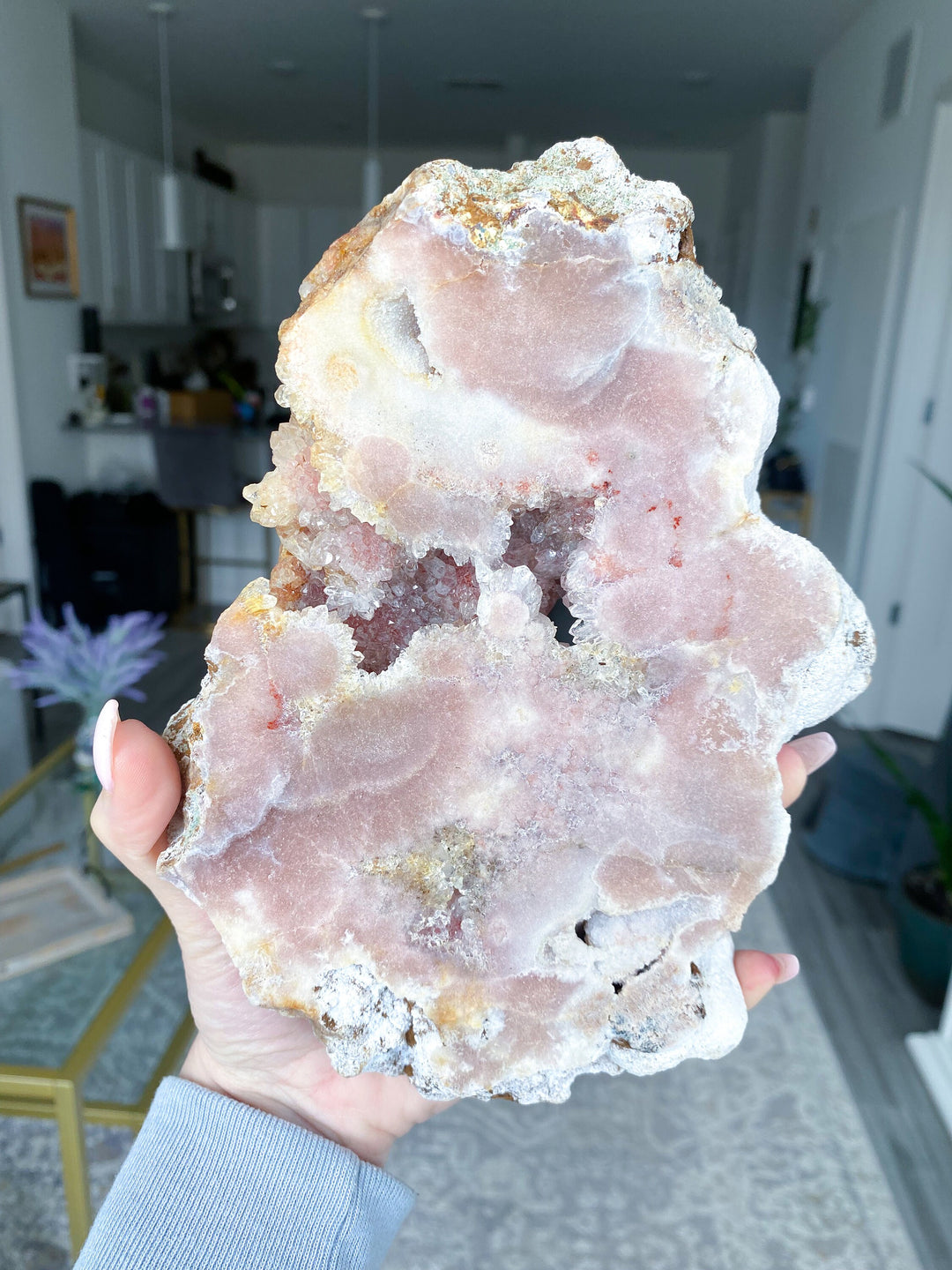 XXL Pink Amethyst Slab Statement Piece 2.5lb