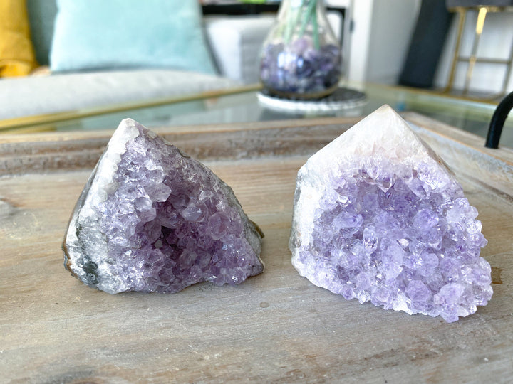 CHOOSE Your Amethyst Top Polish Cluster