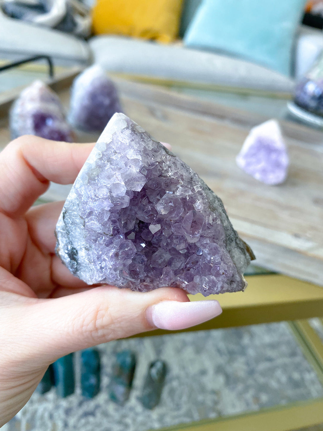 CHOOSE Your Amethyst Top Polish Cluster