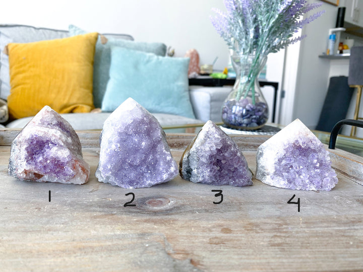 CHOOSE Your Amethyst Top Polish Cluster