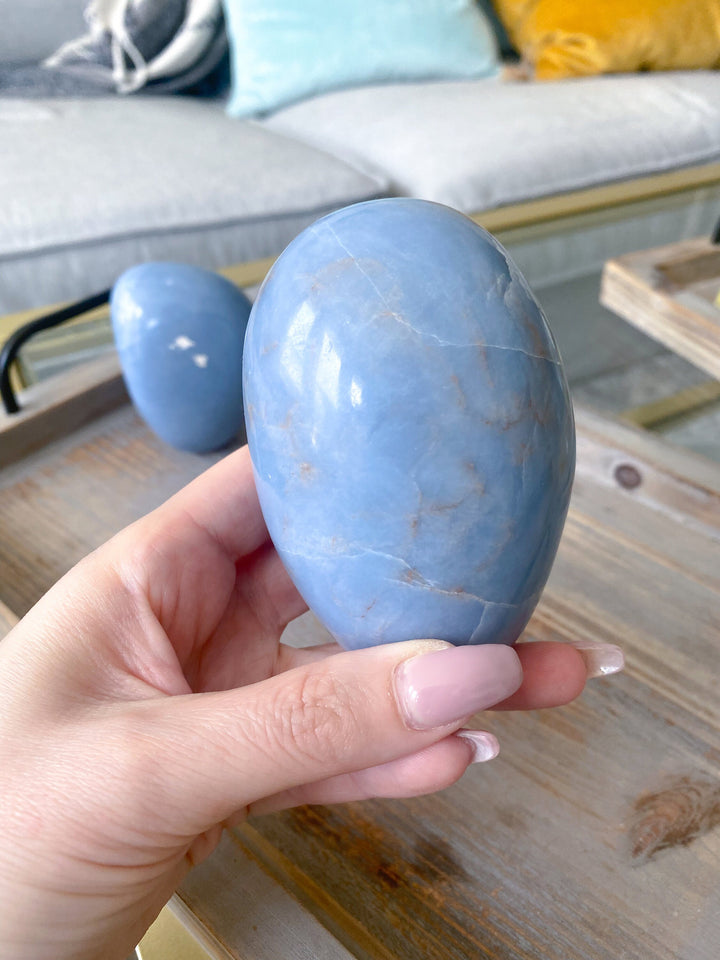 Select Your Own Angelite Freeform - Spiritual Awareness - Communication - Lucid Dreaming Stone - Muriel - Michael