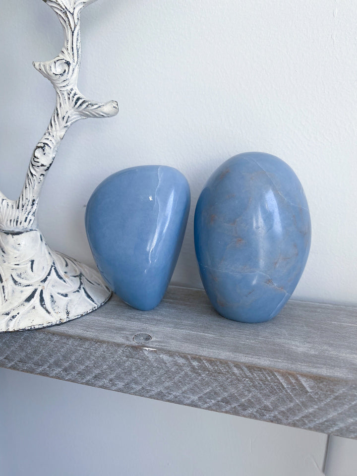 Select Your Own Angelite Freeform - Spiritual Awareness - Communication - Lucid Dreaming Stone - Muriel - Michael