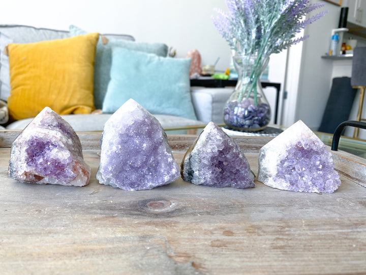 CHOOSE Your Amethyst Top Polish Cluster