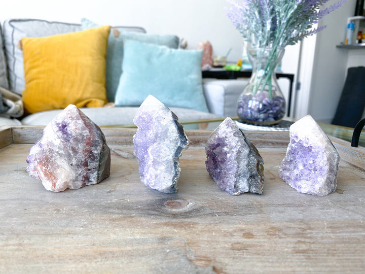 CHOOSE Your Amethyst Top Polish Cluster