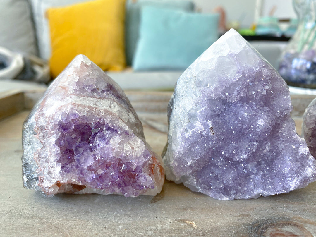 CHOOSE Your Amethyst Top Polish Cluster