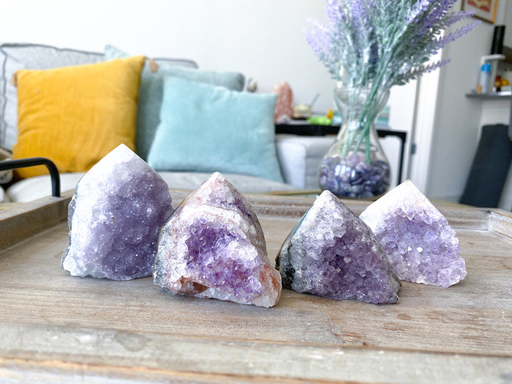 CHOOSE Your Amethyst Top Polish Cluster