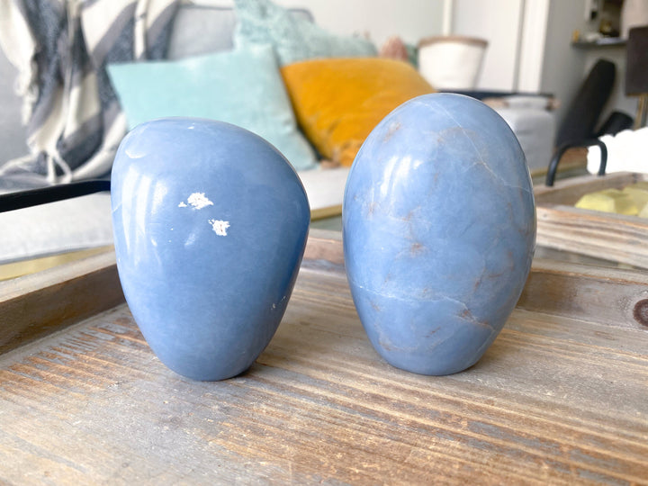 Select Your Own Angelite Freeform - Spiritual Awareness - Communication - Lucid Dreaming Stone - Muriel - Michael